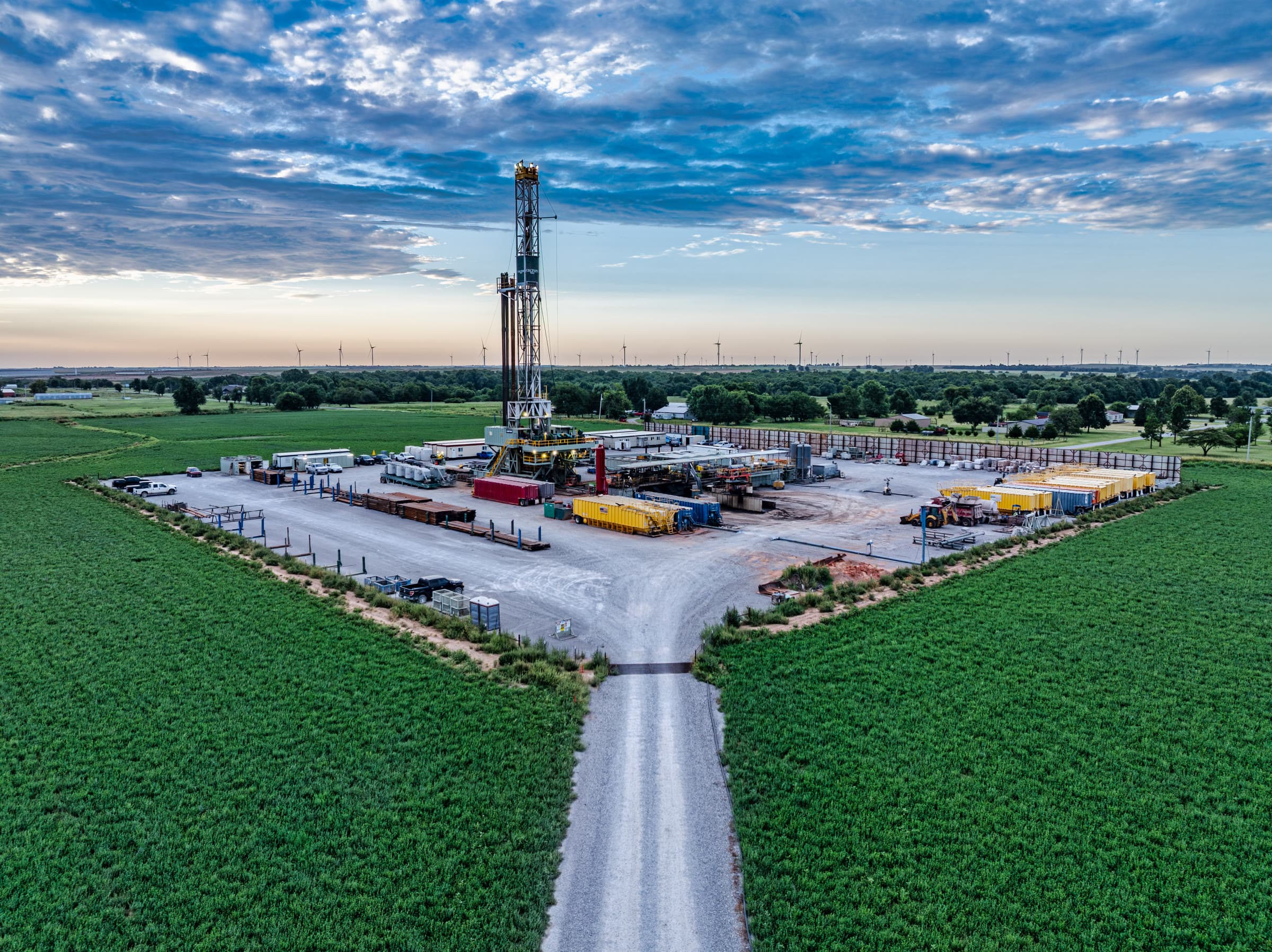 Oil rig aerial documentation — Rig 160.